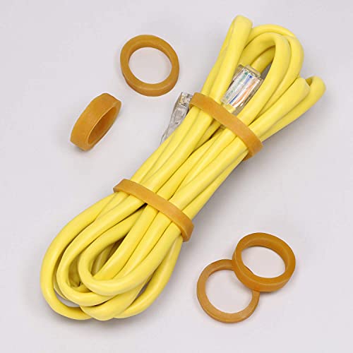 ONLYKXY Rubber bands 23mm OD 16mm ID Silicone Cable Ties Data Lines Silicone Cord Ties Reusable Rubber Rings Power Cable Tie Straps Elasticity Coil Ring Rubber bands (200 Pieces) - Image 5