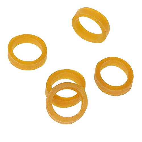 ONLYKXY Rubber bands 23mm OD 16mm ID Silicone Cable Ties Data Lines Silicone Cord Ties Reusable Rubber Rings Power Cable Tie Straps Elasticity Coil Ring Rubber bands (200 Pieces) - Image 1