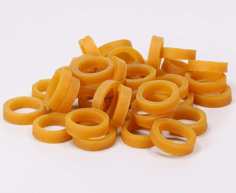 ONLYKXY Rubber bands 23mm OD 16mm ID Silicone Cable Ties Data Lines Silicone Cord Ties Reusable Rubber Rings Power Cable Tie Straps Elasticity Coil Ring Rubber bands (200 Pieces) - Image 4
