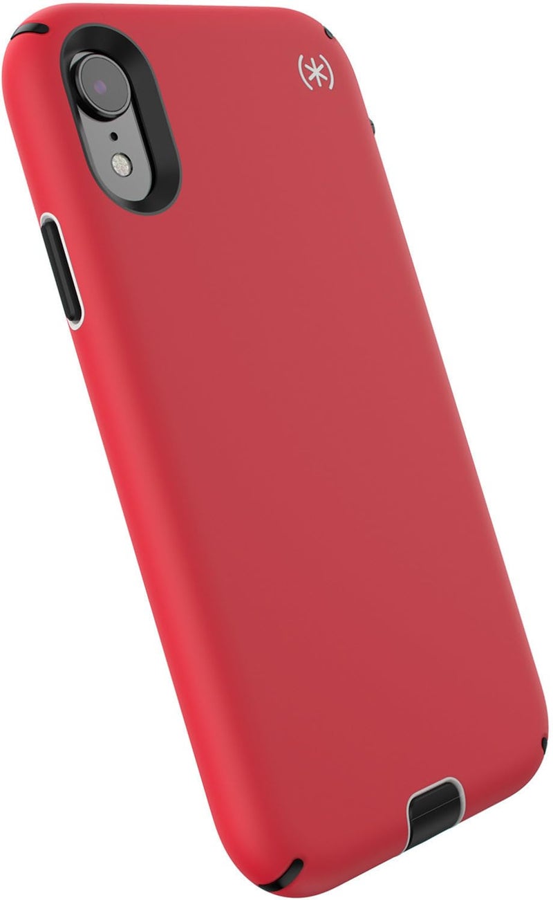 Speck Presidio Sport Case for Apple iPhone XR  Heartrate RedSidewalk GreyBlack