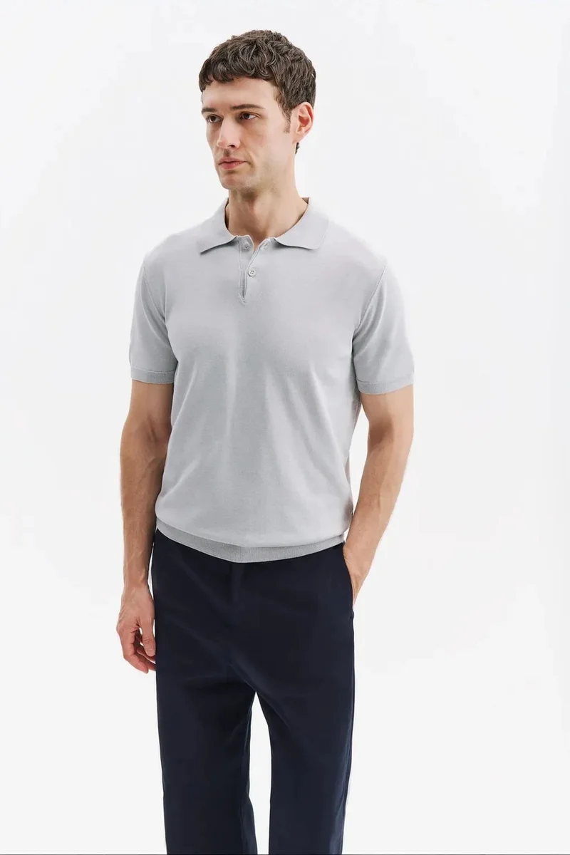 Giesto Light Grey GIESTO Men's T-Shirt for Men | Best Price UAE