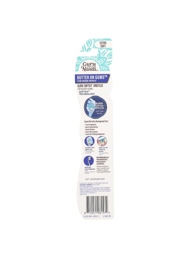 GuruNanda, Butter on Gums, Extra Soft, 1 Toothbrush - Image 2