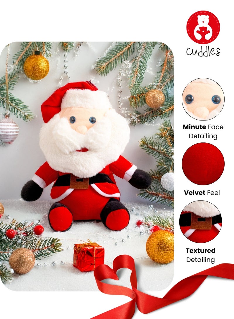 Cuddles Collectible Red Santa Claus Plush 40cm (Gift plush toys for Boys and Girls) - Image 4