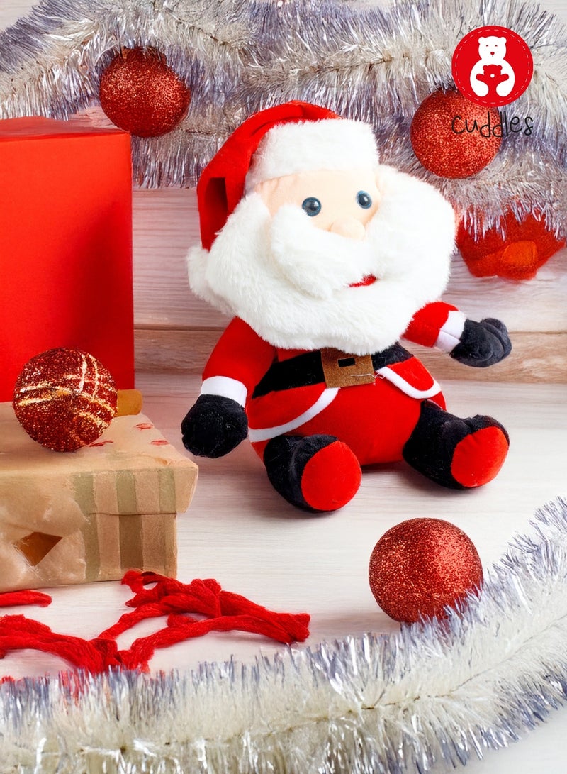 Cuddles Collectible Red Santa Claus Plush 40cm (Gift plush toys for Boys and Girls) - Image 1