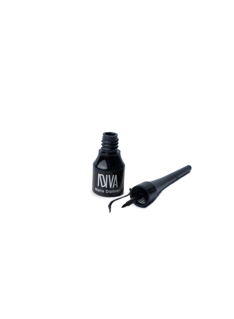 IDIVA Matte eyeliner from IDIVA, Dark Black, long lasting - Image 2