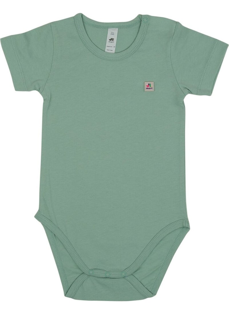 Jrmori Short Sleeve Basic Body with Shoulder Snaps  - Image 1