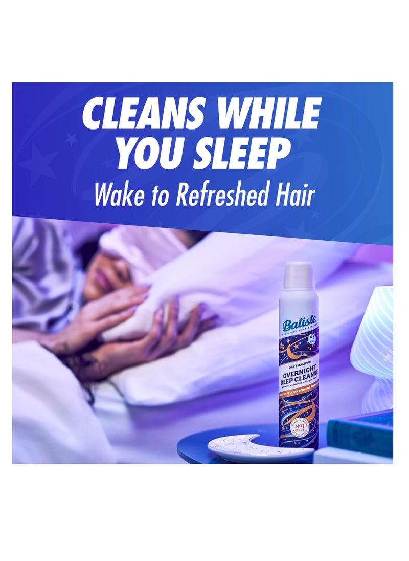 Batiste - Batiste Overnight Deep Cleanse Dry Shampoo 3.81oz.- Wake up to beautiful hair by preventing oil build-up - Image 1