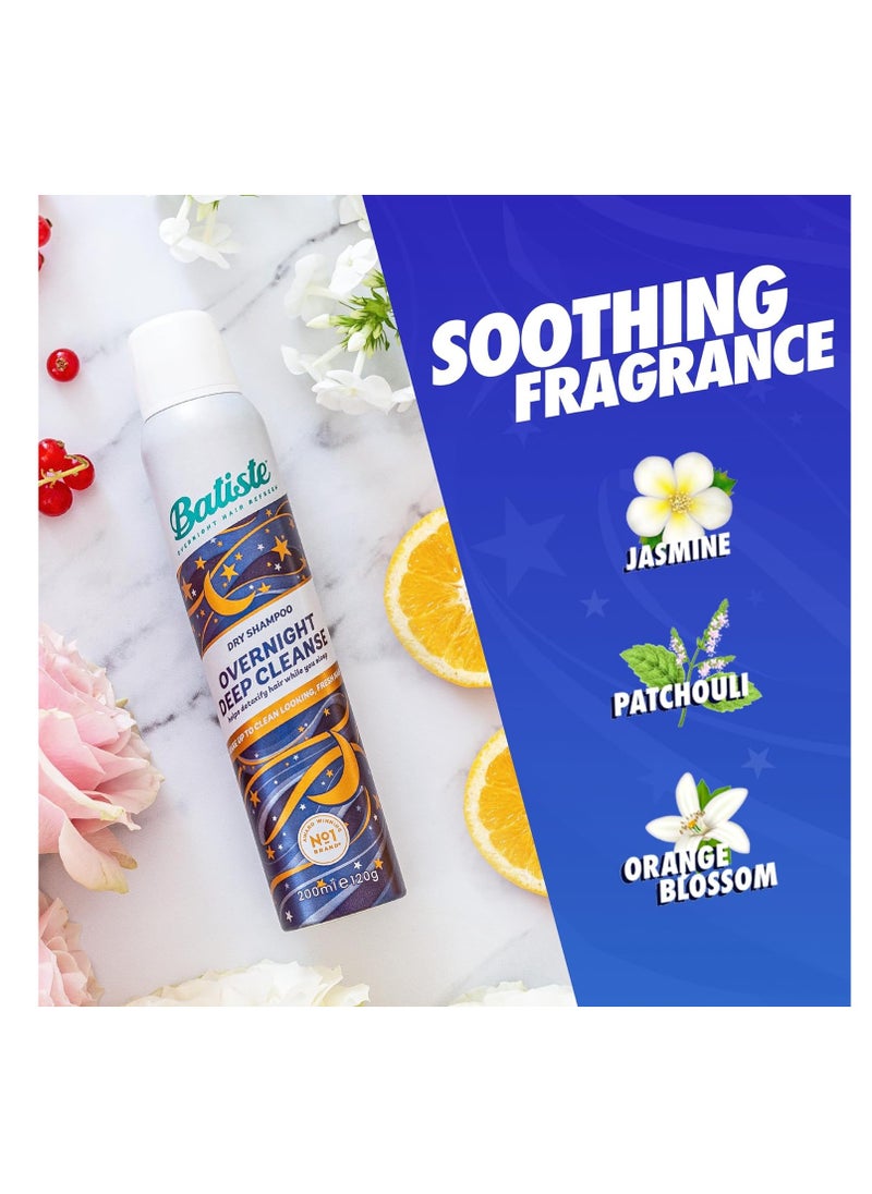 Batiste - Batiste Overnight Deep Cleanse Dry Shampoo 3.81oz.- Wake up to beautiful hair by preventing oil build-up - Image 1
