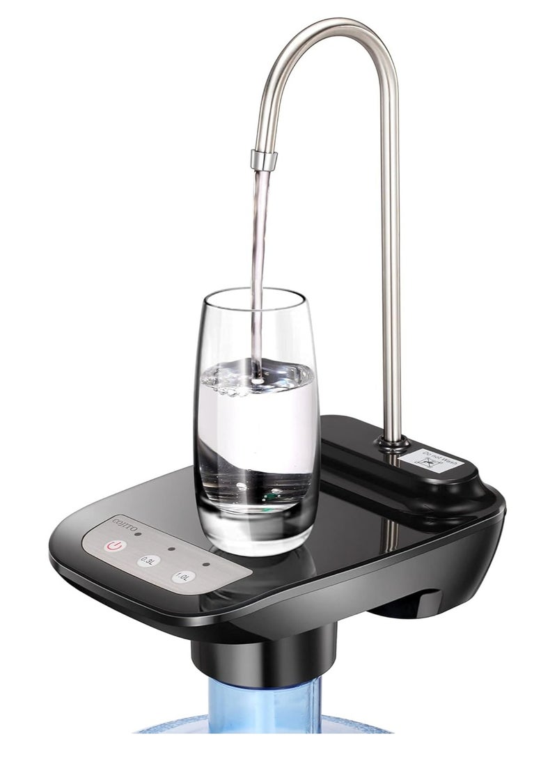 Automatic Rechargeable Water Dispenser – Wireless USB Electric Water Pump for Fast Dispensing from Large Water Bottles, One-Touch Operation, Lightweight Portable Design Compatible with 3.8 L to 18.9 L Bottles, Ideal for Indoor and Outdoor Use at Home, Office, and Camping, Food-Grade Materials, Automatic Water Pump, Drinking Water Dispenser, Convenient and Easy-to-Use Water Pump - Image 3