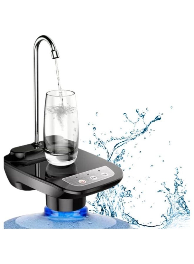 Automatic Rechargeable Water Dispenser – Wireless USB Electric Water Pump for Fast Dispensing from Large Water Bottles, One-Touch Operation, Lightweight Portable Design Compatible with 3.8 L to 18.9 L Bottles, Ideal for Indoor and Outdoor Use at Home, Office, and Camping, Food-Grade Materials, Automatic Water Pump, Drinking Water Dispenser, Convenient and Easy-to-Use Water Pump - Image 2