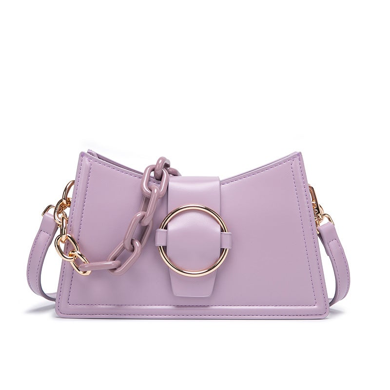 Guangzhou Women'S Bag 2021 New Fashionable Underarm Bag Fashionable Simple Chain Shoulder Crossbody Internet Popular Small Bag - Image 4