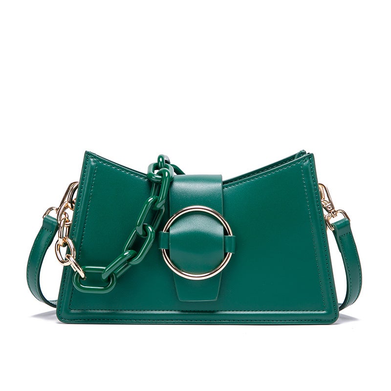 Guangzhou Women'S Bag 2021 New Fashionable Underarm Bag Fashionable Simple Chain Shoulder Crossbody Internet Popular Small Bag - Image 5