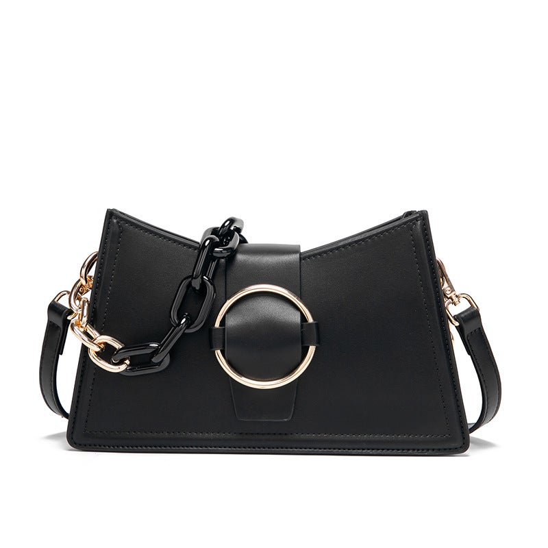Guangzhou Women'S Bag 2021 New Fashionable Underarm Bag Fashionable Simple Chain Shoulder Crossbody Internet Popular Small Bag - Image 1