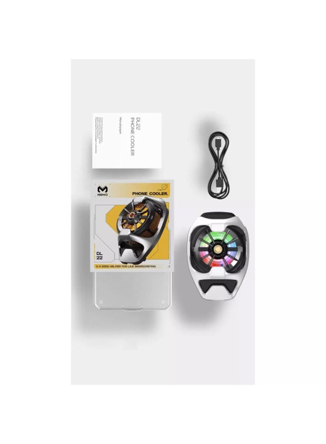 MEMO DL22 Mobile Phone Cooler 🚀 | Superior Cooling | RGB Lighting - Image 3
