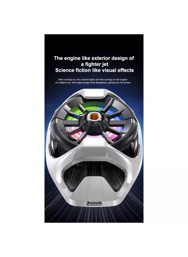 MEMO DL22 Mobile Phone Cooler 🚀 | Superior Cooling | RGB Lighting - Image 2