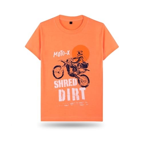 T2F Boy's Cotton Printed Regular Fit T-Shirt (Pack of 6) - Image 3