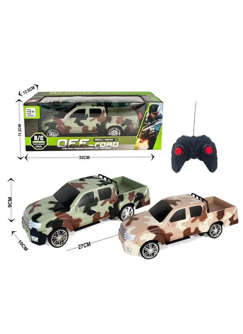 Rally 4-way camouflage military Hilux remote control car 1pc random selection  - Image 1