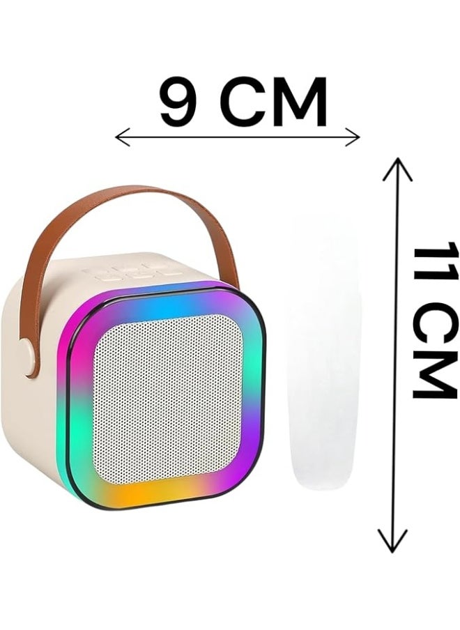 Bluetooth Speaker with Wireless Mic - Kids Microphone Toy - Wireless Karaoke Machine - Bluetooth Speaker and Microphone - Kids Speakers - Amazing Singing Experience for Kids and Adults with LED Light and Fun Sound Effects - Perfect Birthday and Party Gifts for Girls and Boys -  - Image 4