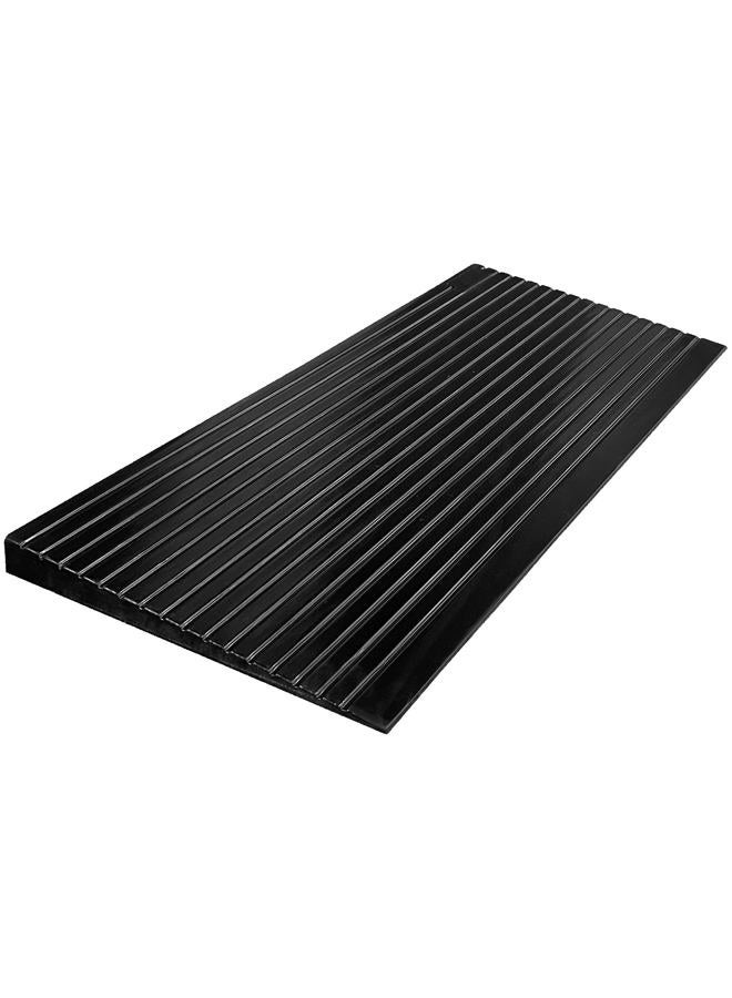 Electriduct 1.6" Rubber Threshold Doorway Wheelchair Ramp Handicap Access - 40" W x 16" L - Image 1