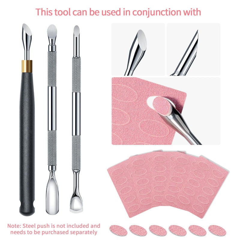 Nail art, nail polishing, nail surface sanding, and rubbing   pink - Image 3