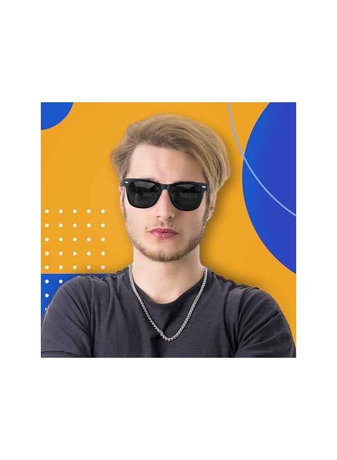 بروماس نظارات شمسية مستقطبة للرجال نظارات شمسية كلاسيكية حماية من الأشعة فوق البنفسجية 400 للرجال والنساء أثناء القيادة - Image 4