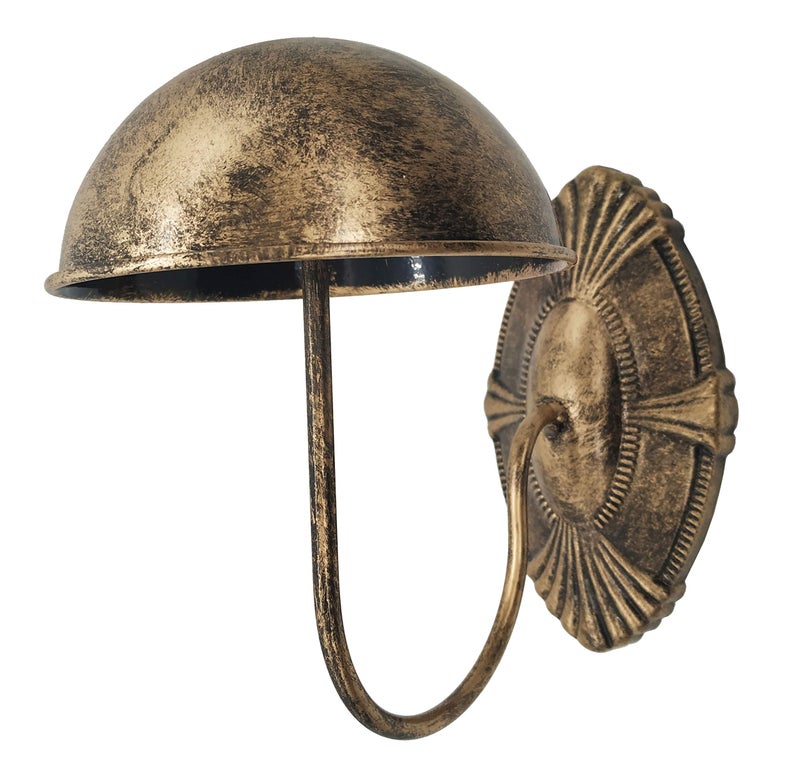 Owlgift Decorative Metal Vintage Style Wall Mounted Entryway Hat/Cap/Wig Hanger Display Rack, Bronze - Image 4