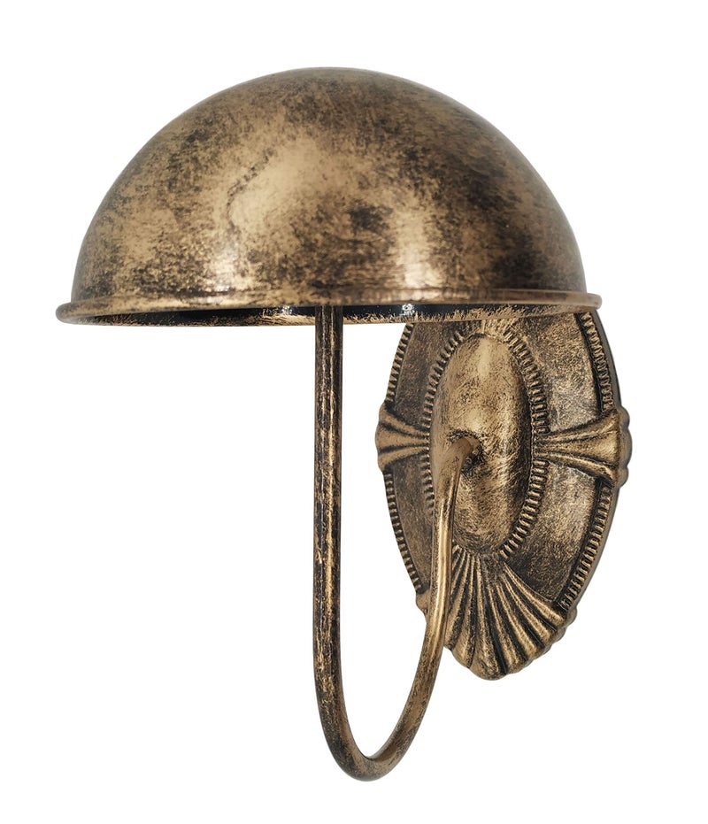 Owlgift Decorative Metal Vintage Style Wall Mounted Entryway Hat/Cap/Wig Hanger Display Rack, Bronze - Image 3
