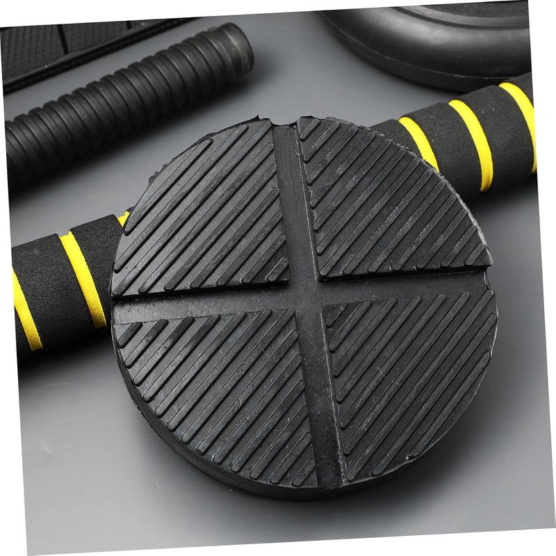Kisangel 2 Pcs Jack Pads for Floor Jack Rubber Pinch Weld Adapter Heavy-Duty Support for RV Sturdy Anti-Slip Design - Image 4