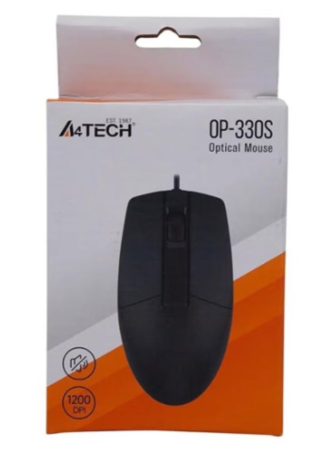 A4Tech OP-330S ماوس USB سلكي - صامت - Image 4