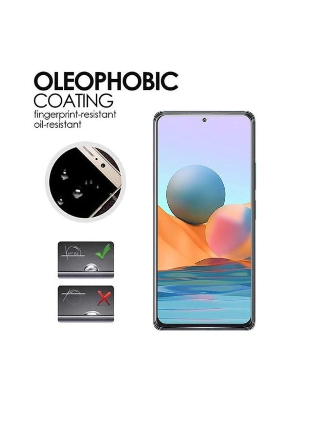 واقي شاشة زجاجي عام لهاتف Xiaomi Redmi Note 12 4G - أسود - Image 3
