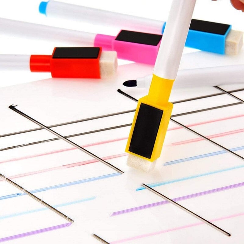 Windup Plastic Magnetic to Do List Shopping List Combo? Reusable Dry-Erase - Free Magnetic Marker Pen -Set A - Image 5