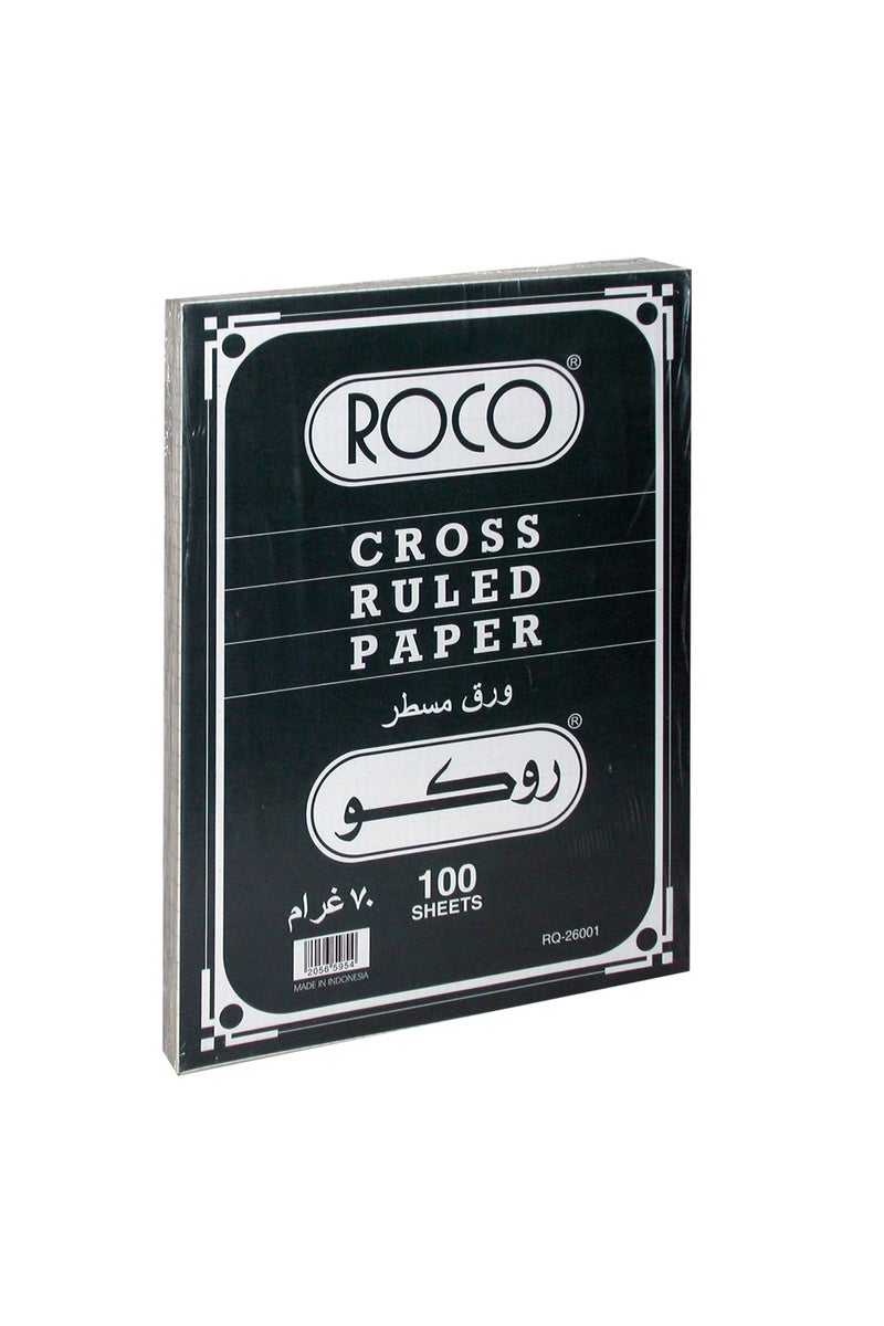 ROCO Cross ruled Planning Pad Letter White 