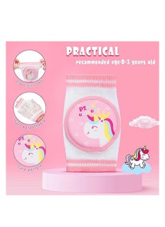 SYOSI Baby Knee Pads, Crawling Anti-Slip Baby Knee Protectors, Breathable Toddlers Kneepads, Baby Accessories for Baby Boys Girls, 0-3 Years Old, 6 Pairs  - Image 3