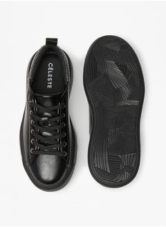 Celeste Women's Embellished Lace-Up Low Ankle Sneakers  - Image 4