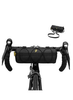 Bike Handlebar Bag, Waterproof Basket Bicycle Front Bag Frame Storage Roll Mountain Road Bikes Commuter Shoulder Professional Cycling Accessories