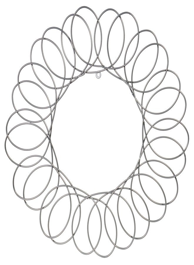 ريد كو. حامل بطاقات عيد الميلاد من المعدن الفضي من ريد كو. - يُثبت على الحائط - قطر 17 بوصة - Image 1