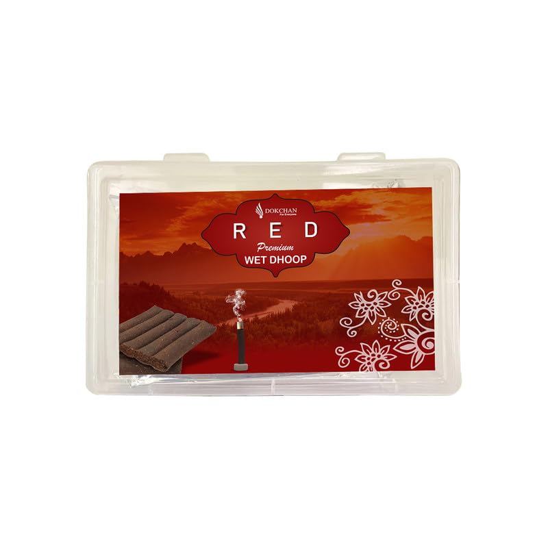DOKCHAN Premium Wet Dhoop Long Lasting Fragrance for Home Meditation Air Purifier Daily Pooja Rituals All Festivals (10 Sticks Red & Loban & Kasturi Pack of 3) - Image 2