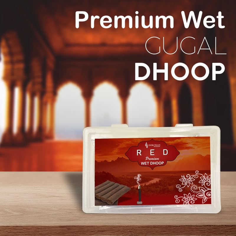 DOKCHAN Premium Wet Dhoop Long Lasting Fragrance for Home Meditation Air Purifier Daily Pooja Rituals All Festivals (10 Sticks Red & Loban & Kasturi Pack of 3) - Image 3