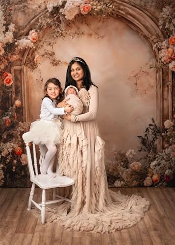 Kate Flower Wall Backdrops Arch Pregnant Wedding Party Supplies Photo Shoot Portrait Photo Background, 7x5ft - Image 4