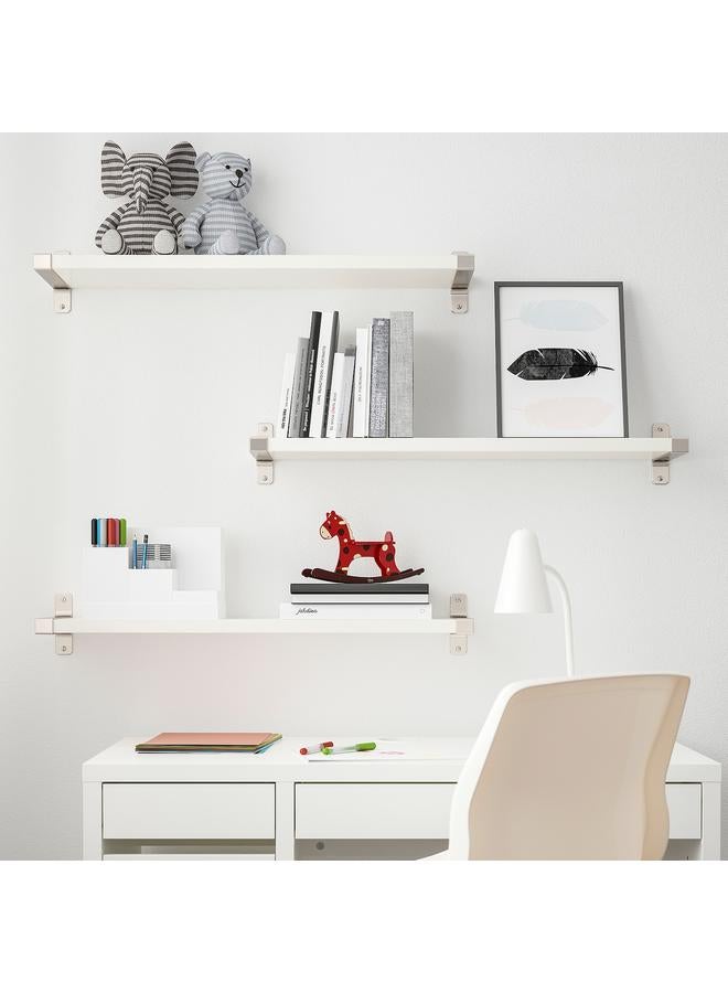 Shelf, white, 80x20 cm  - Image 4