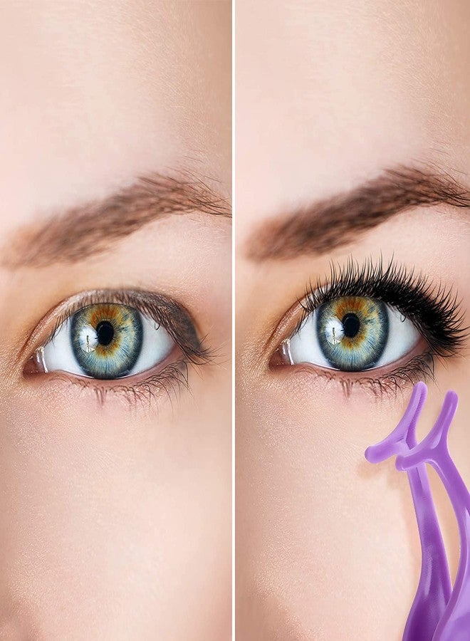 COSLUXE False eyelash applicator, COSLUXE eyelash extension tweezers silicone sleeve tweezers for easy application and removal of magnetic eyelashes - Adjust and repair your eyelashes (PACK OF 2) - Image 5