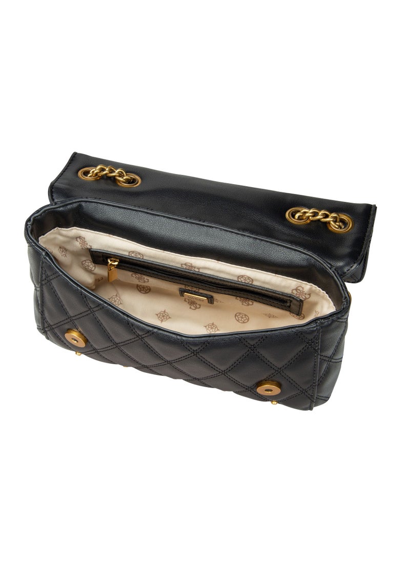 Guest - Metal Chains Womens Elegant Cross-body Bags Black - Image 1