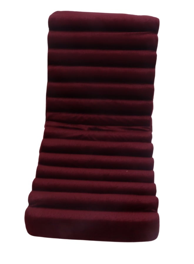 SMART HOME Floor Sofa - Foldable Floor Chair with Fully Adjustable Backrest, Soft Velvet Upholstered Chair with Comfortable Interior Padding Suitable for Travel, Picnics, Camping and Outdoor Enjoyment - Image 1