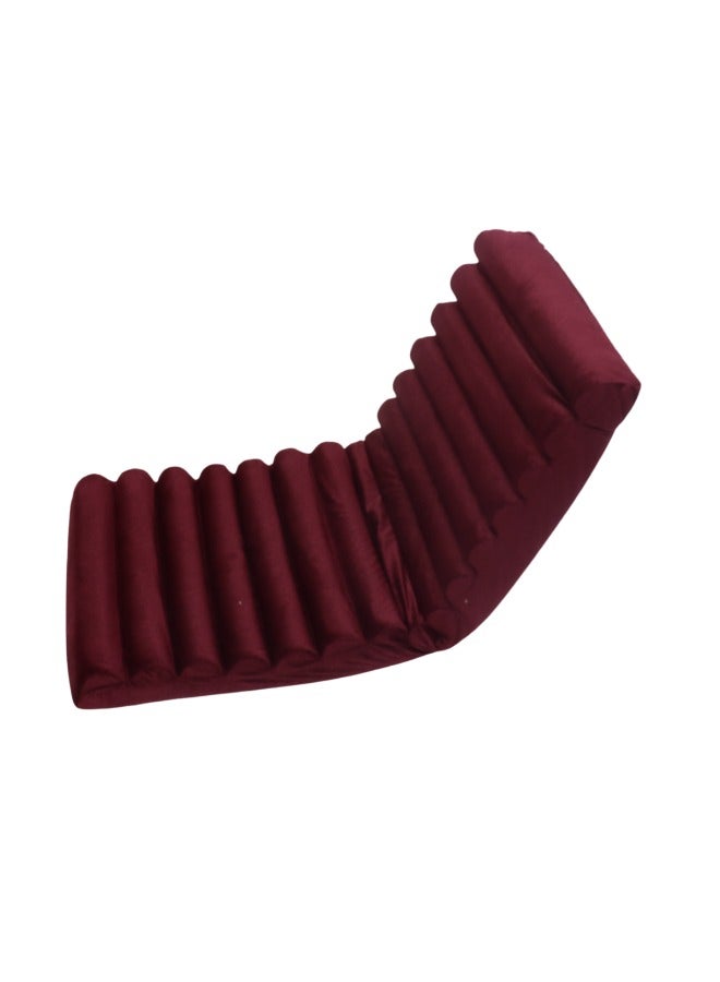 SMART HOME Floor Sofa - Foldable Floor Chair with Fully Adjustable Backrest, Soft Velvet Upholstered Chair with Comfortable Interior Padding Suitable for Travel, Picnics, Camping and Outdoor Enjoyment - Image 3