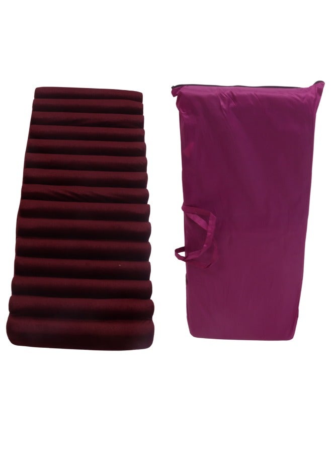 SMART HOME Floor Sofa - Foldable Floor Chair with Fully Adjustable Backrest, Soft Velvet Upholstered Chair with Comfortable Interior Padding Suitable for Travel, Picnics, Camping and Outdoor Enjoyment - Image 5