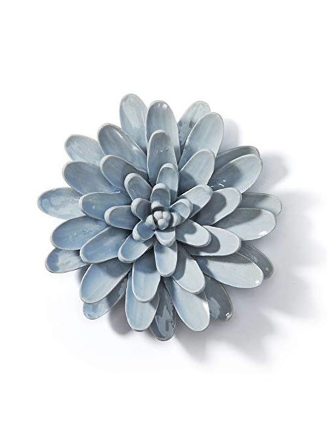 SEINHIJO Ceramic Wall Flower 3D Wall Arts Decor Sculpture Modern Home Gifts 17cm - Image 2