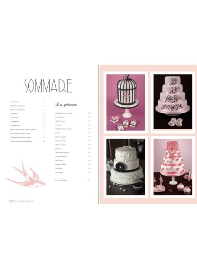 Gâteaux de mariage en pâte à sucre - Image 4