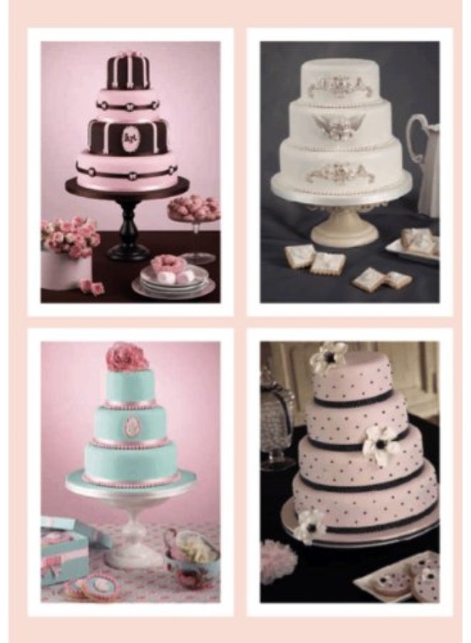 Gâteaux de mariage en pâte à sucre - Image 3