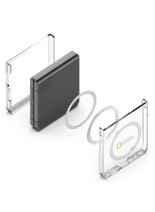National Geographic MagSafe Slim Fit Case (Galaxy Z Flip Series) Galaxy Z Flip 7 - Transparent - Image 4