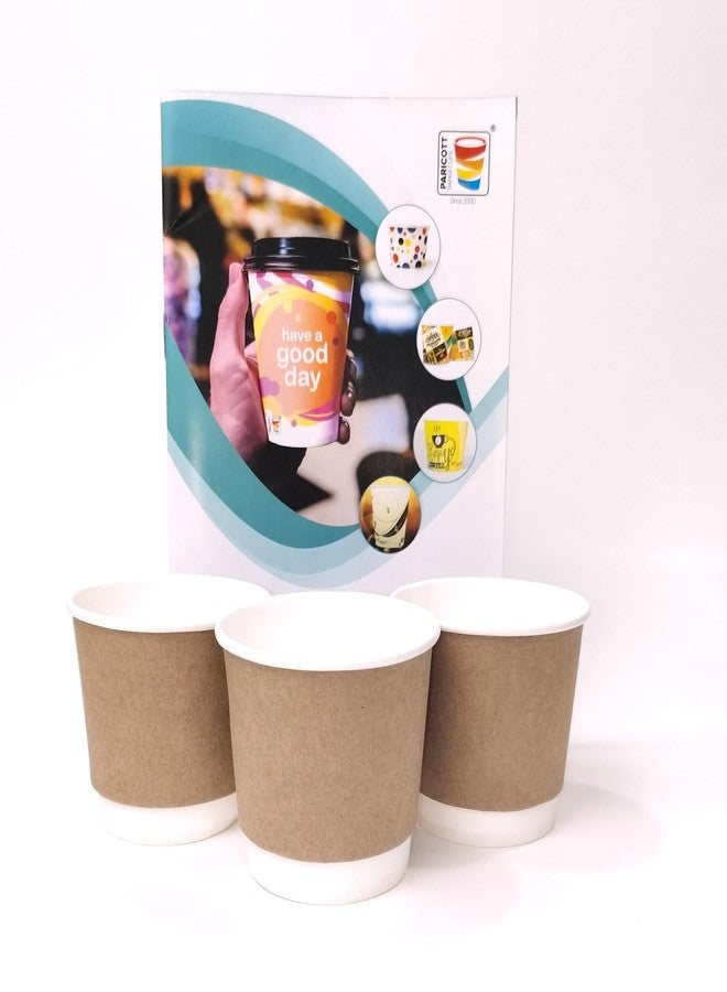 PARICOTT 150ml - 100 Cups | Double Wall Paper Cups | Premium Disposable Coffee/Tea Cups for Hot & Cold Drinks | Leak-Resistant, Insulated & Eco-Friendly | Ideal for Tea, Parties, Wedding & Events - Image 2
